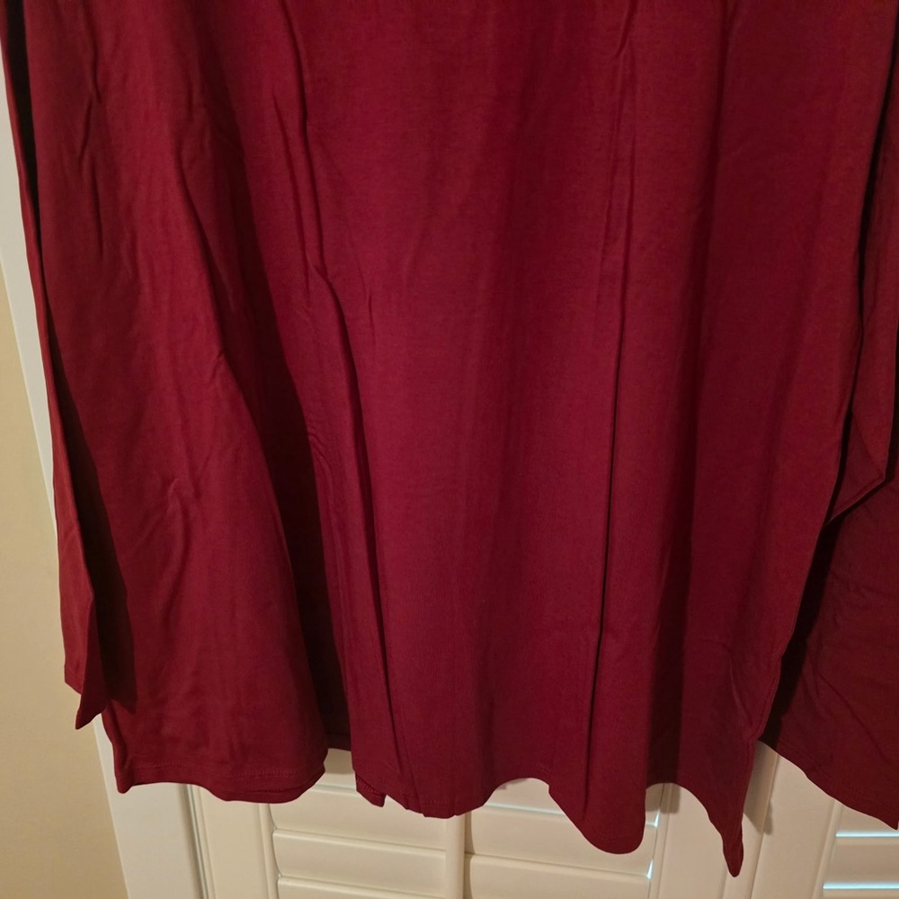 J. Jill Women's Deep Red Blouse - Picture 8 of 8